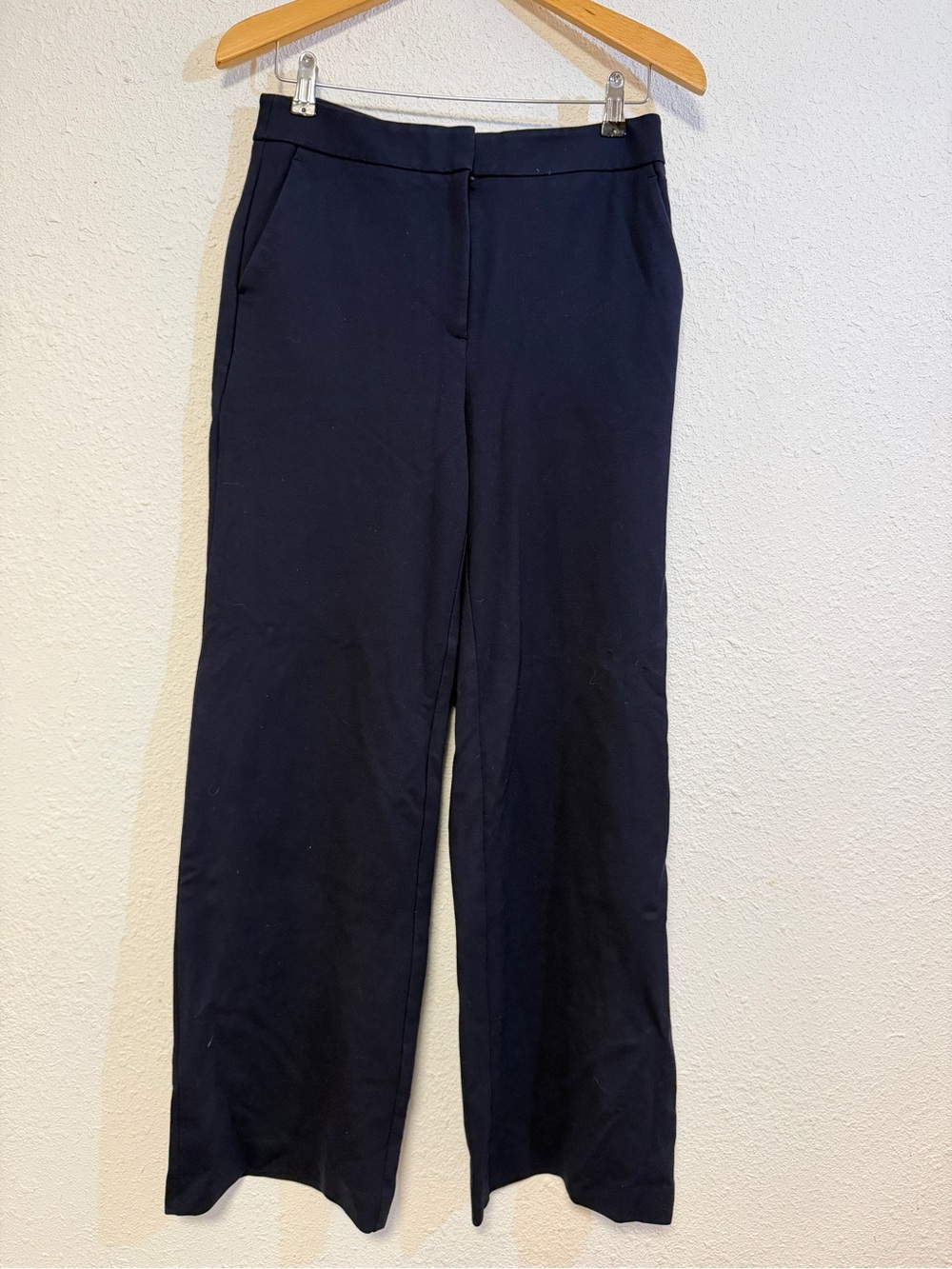 Boden Navy Wide-Leg Dress Pants size 8